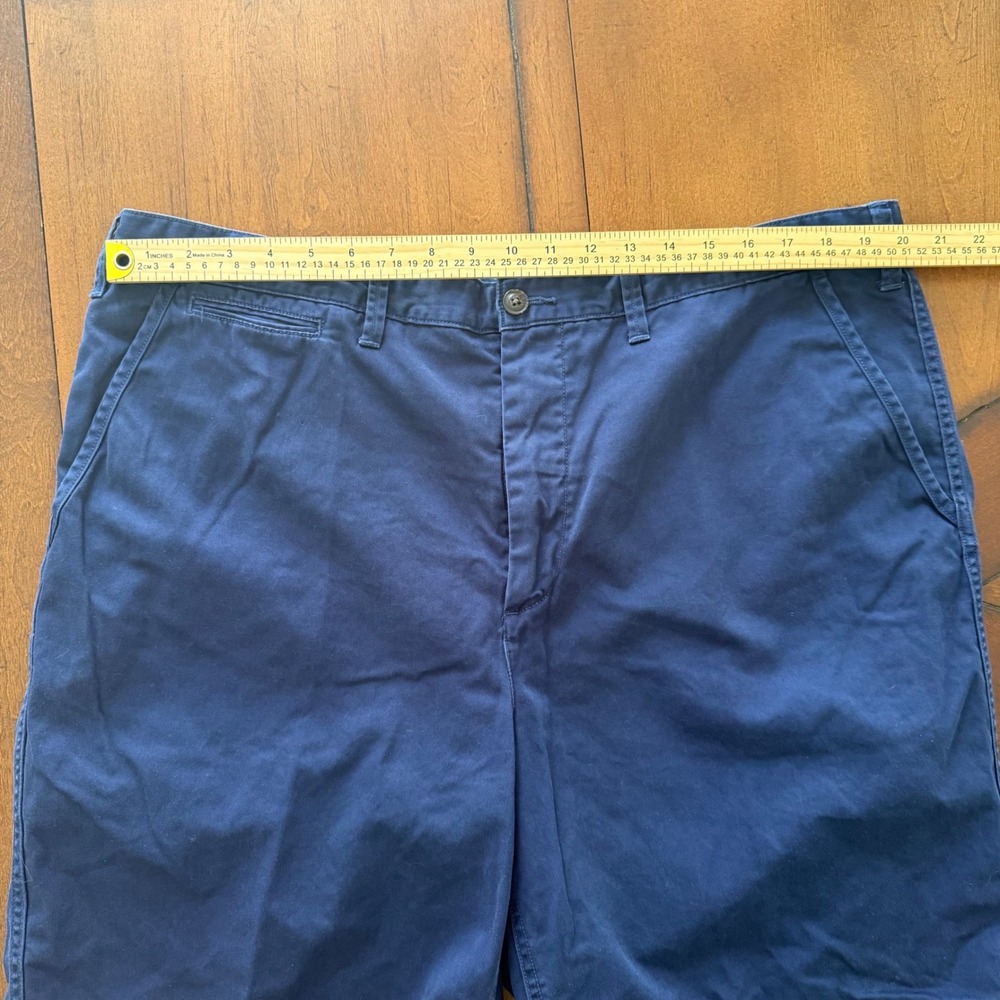 Polo Ralph Lauren Mens Navy Blue Relaxed Fit Cotton Chino Shorts Size 40 - Picture 6 of 8